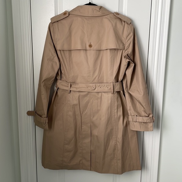 NWT Banana Republic Water Resistant Trench Coat - Picture 8 of 11